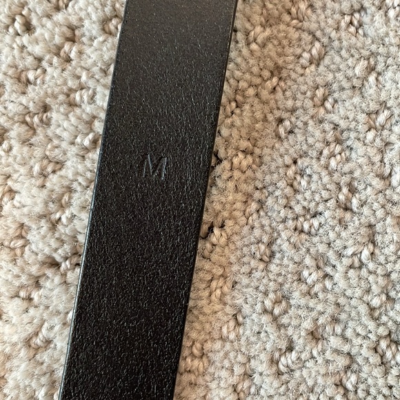 LOT OF 2 Crewcuts Boys Black Genuine Leather Belt with Silver Buckle - Picture 5 of 6